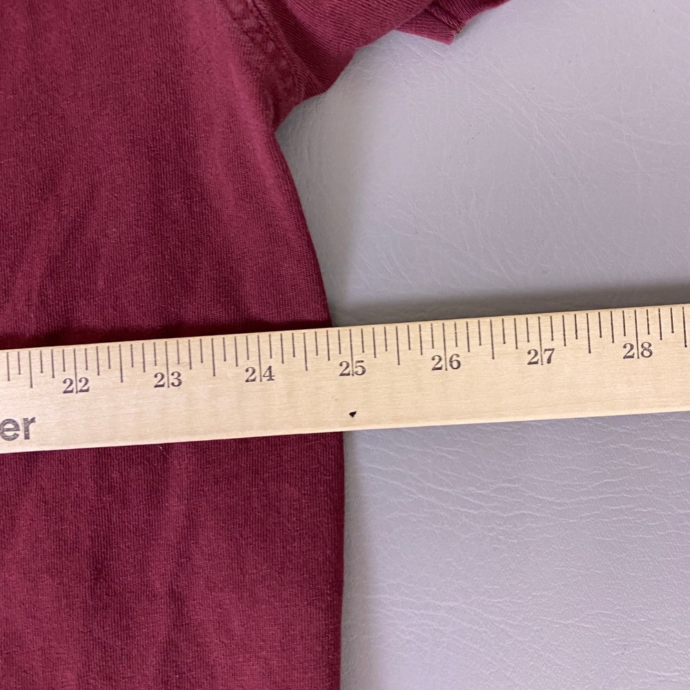 St. Johns Bay Polo Shirt Men's Size XL Maroon Burgundy Short Sleeve Cotton *Flaw - Picture 11 of 13